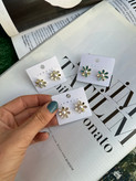 گوشواره گل میناکاری شده