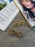 گوشواره سه حلقه وسط توپی
